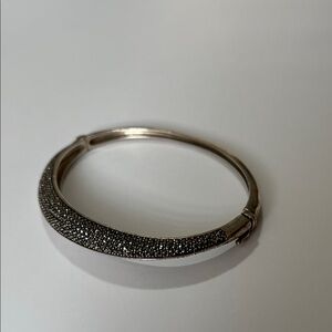 Elegant Silver Bangle Bracelet